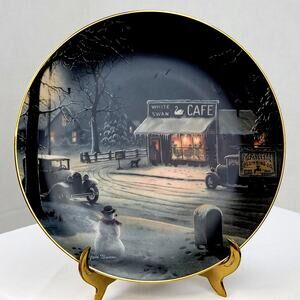 Supper and Small Talk by Jesse Barnes Bradford Exchange Collector Plate 1993